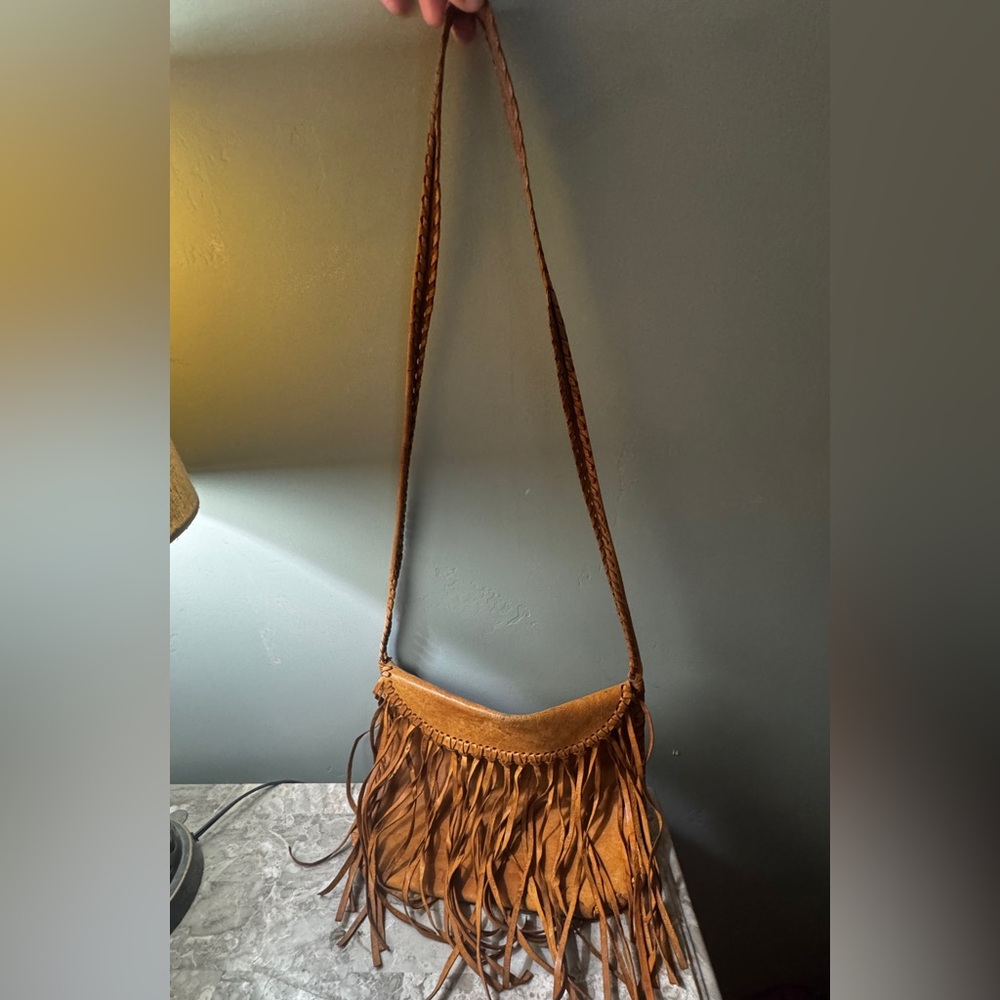 Stagecoach Brown Fringe Crossbody Bag